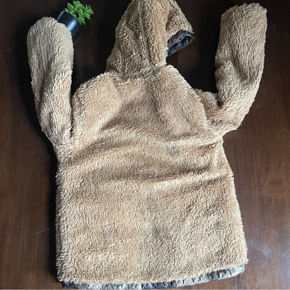 The North Face Kids' RVR Mt Chimbo Jacket Reversible Utility Brown Camo Size 6 - Picture 5 of 15